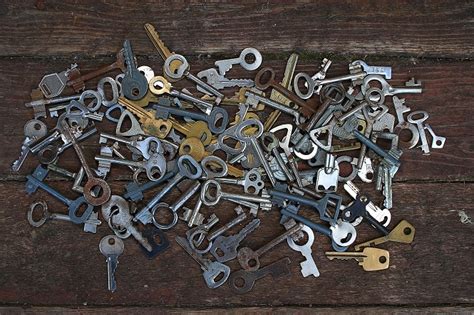 what kind of metal are house keys made from|can you recycle old keys.